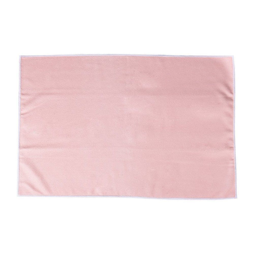 Microfiber Kitchen 3pcs Set Alpaca, Pink, Stripe Pattern - Picture 2 of 7